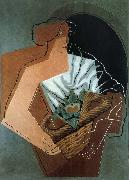 Juan Gris The Fem carring the basket oil painting on canvas